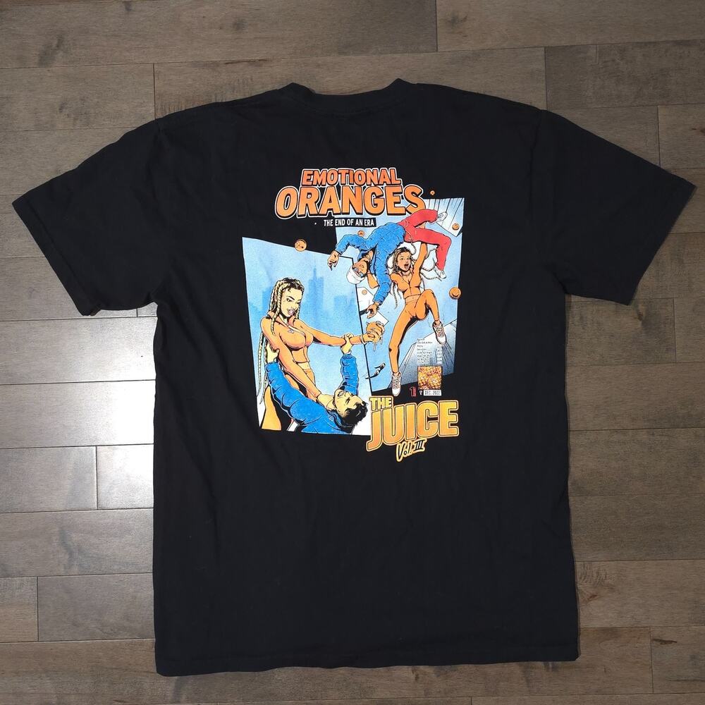 Sour Orange The Juice Vol 3 Emotional Oranges T Shirt Black Graphic Tee